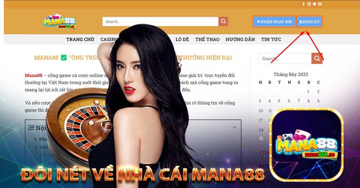 Đôi nét về nhà cái mana88